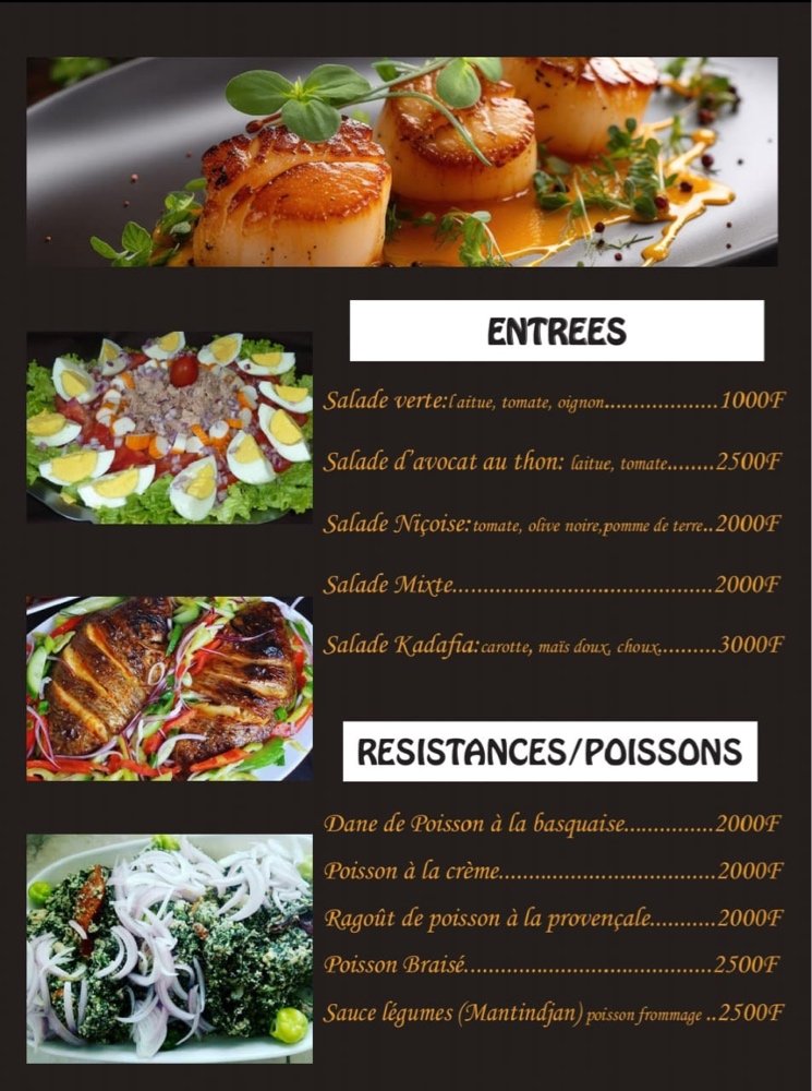 Menu Découverte
